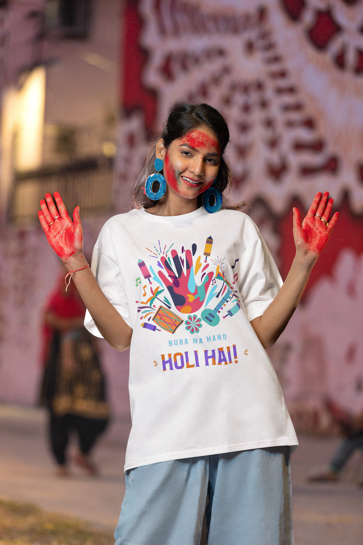 Bura Na Mano, Holi Hai! – Colorful Festive T-Shirt